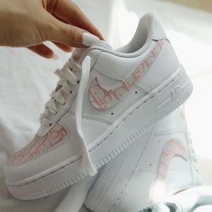 custom nike air force dior